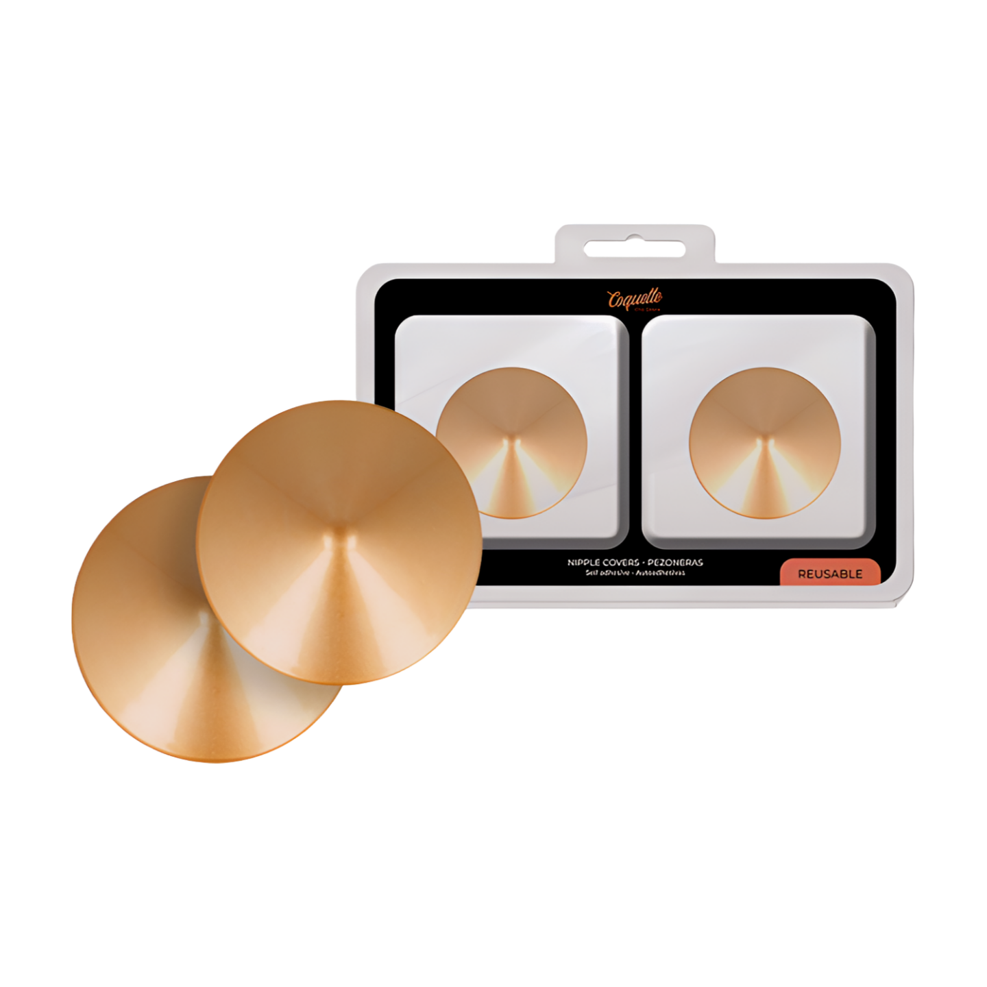 NIPPLE COVERS KULTAINEN - Puuhabox
