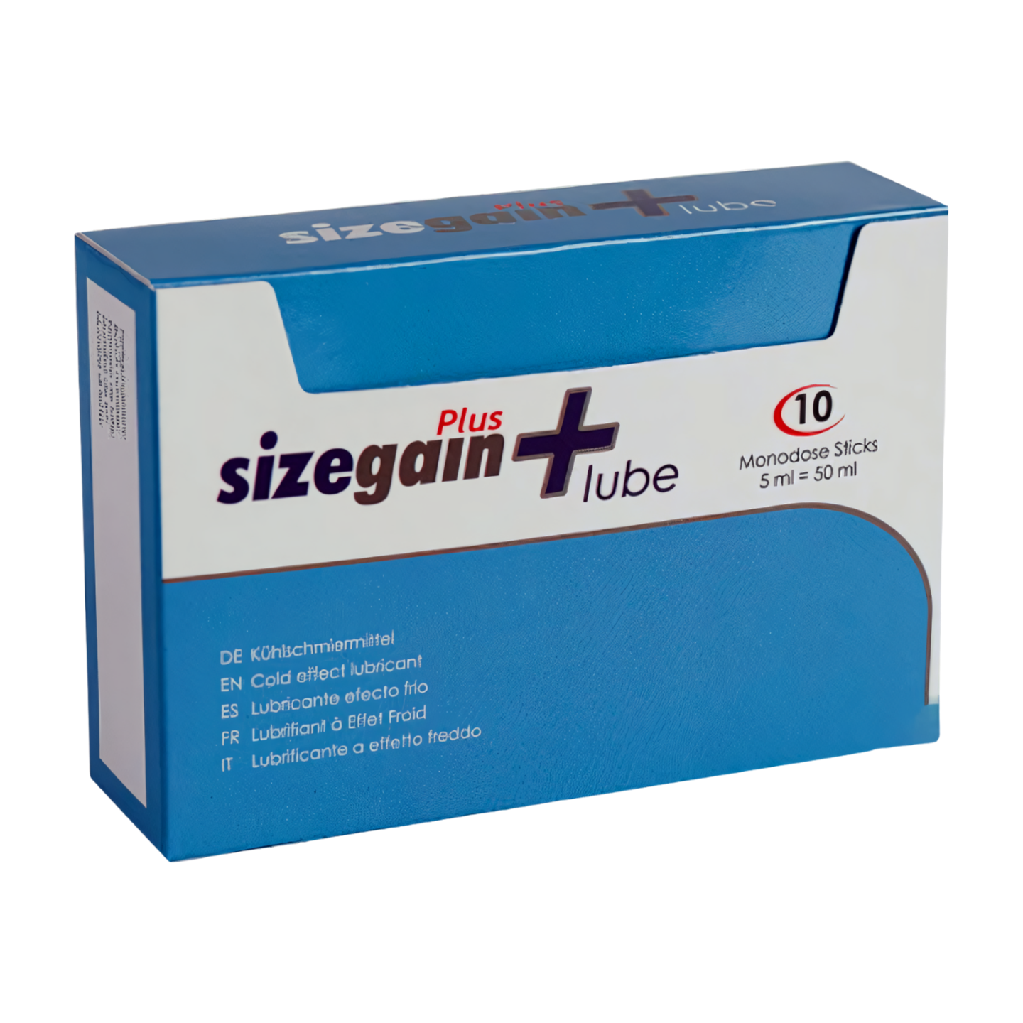 SIZEGAIN PLUS LUBE – VIILEÄ LIUKUVOIDE 10 ANNOSTA - Puuhabox