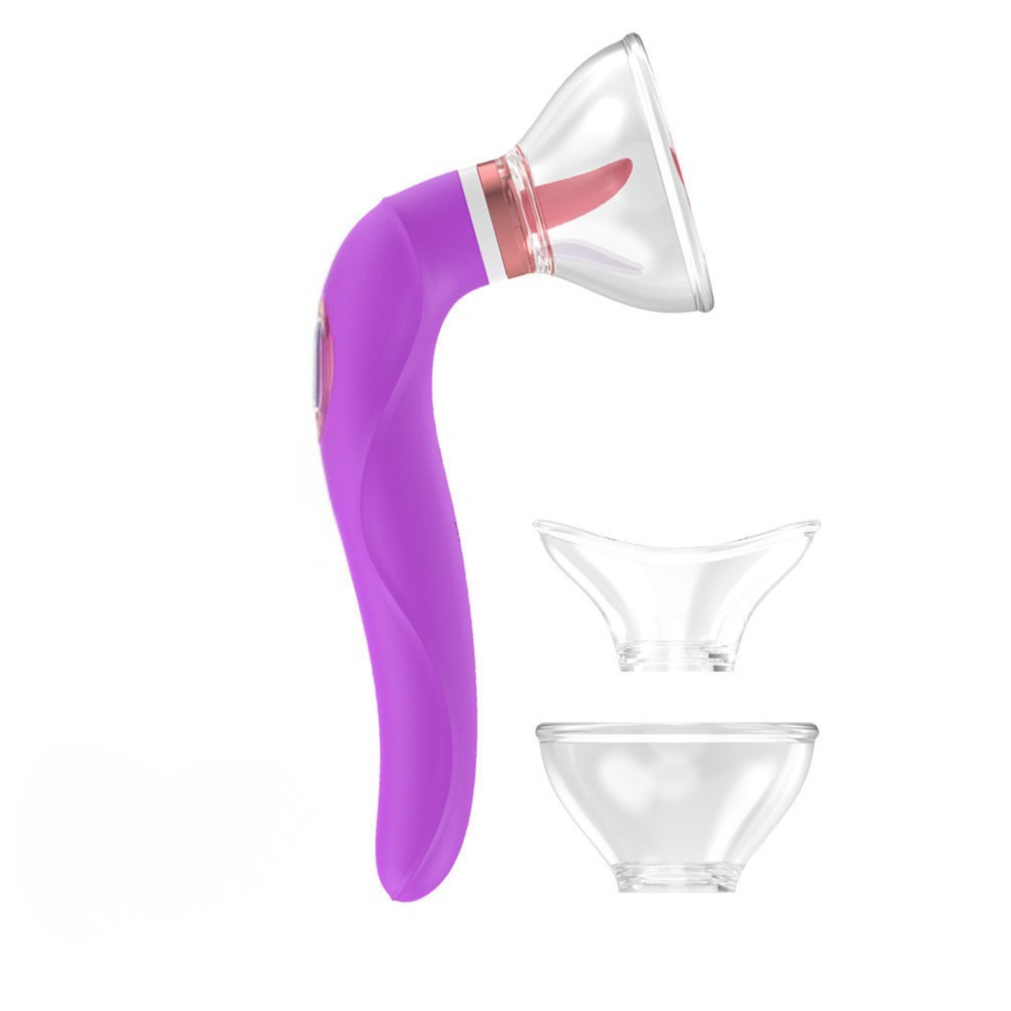 VIBRATOR SLICKANDE OCH SUGANDE