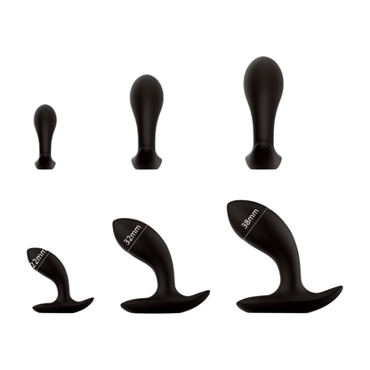 ANAALITAPPISETTI 3 KOKOA – SILIKONIA & ERGONOMISTA STIMULAATIOTA - Puuhabox 