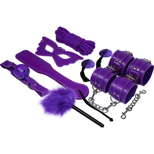 BDSM FETISCHSET VIOLETT