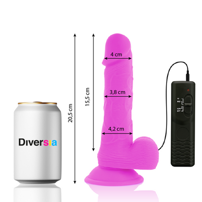 DILDO VIBRATOR DIVERSIA LILA