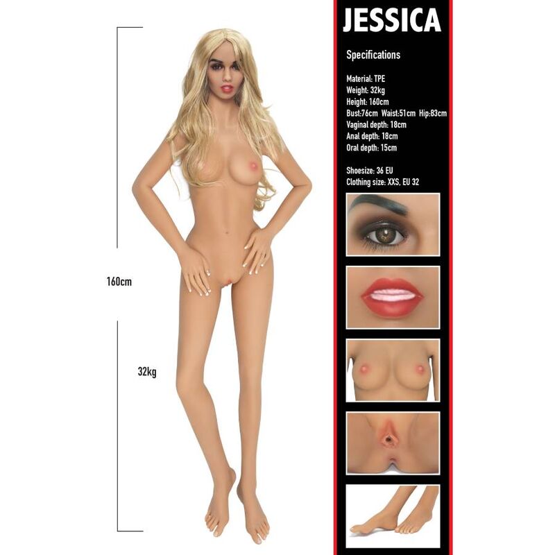 JESSICA AIDONKOKOINEN SEKSINUKKE - Puuhabox 