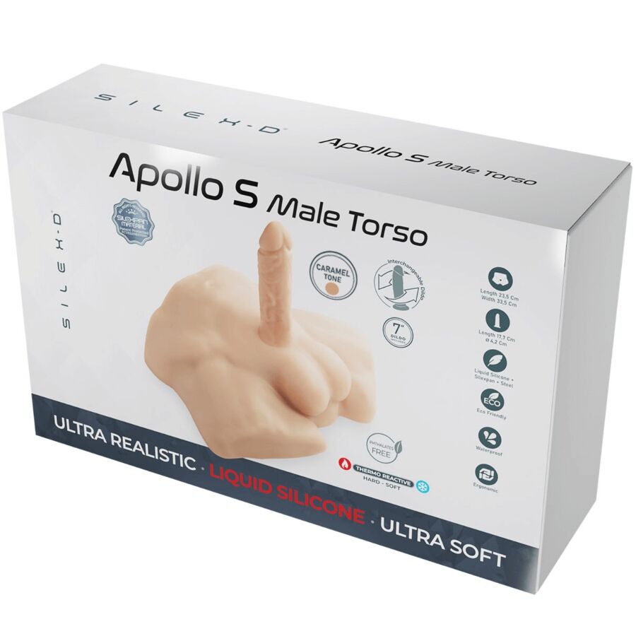 MIESVARTALO DILDOLLA APOLLO S CARAMEL - Puuhabox 