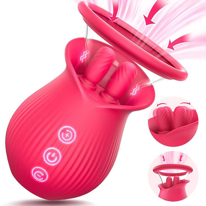 VIBRATOR SUGANDE TVÅ FINGRAR